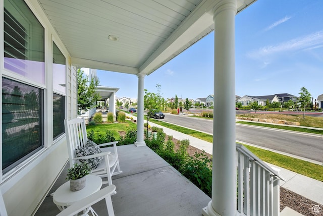 6331 W Copper Hawk Dr, South Jordan, UT 84009 - porch with a residential view