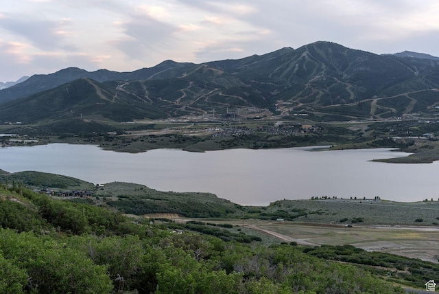 11515 N White Tail Ct, Hideout, UT 84036 - mountain view with a large body of water