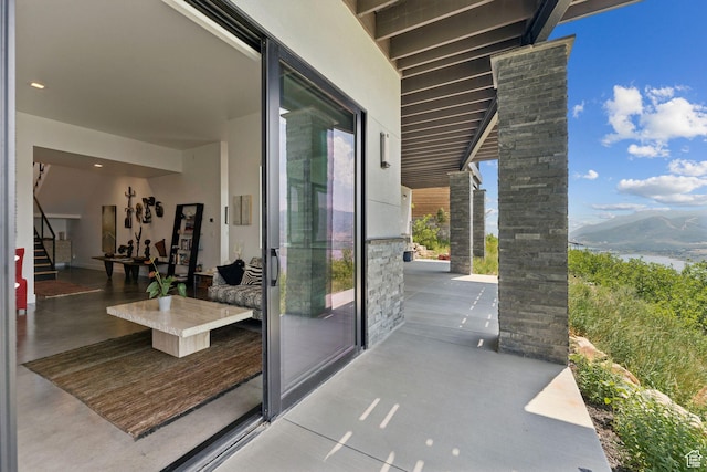 11515 N White Tail Ct, Hideout, UT 84036 - view of patio featuring a water view