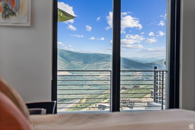 11515 N White Tail Ct, Hideout, UT 84036 - bedroom featuring a mountain view