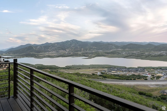 11515 N White Tail Ct, Hideout, UT 84036 - mountain view with a large body of water
