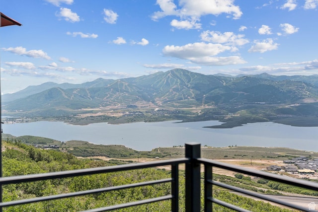 11515 N White Tail Ct, Hideout, UT 84036 - mountain view with a large body of water