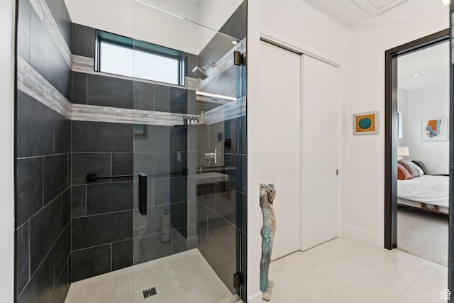 11515 N White Tail Ct, Hideout, UT 84036 - ensuite bathroom with a shower stall and baseboards