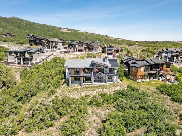 11515 N White Tail Ct, Hideout, UT 84036 - aerial view of residential area featuring a mountainous background