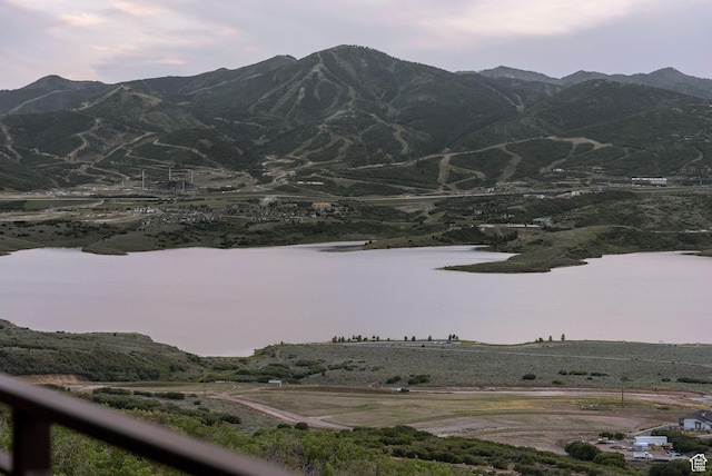 11515 N White Tail Ct, Hideout, UT 84036 - view of mountain backdrop featuring a large body of water