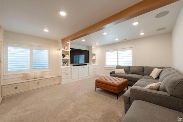 2071 S 500 E, Heber City, UT 84032 - living room with light carpet and recessed lighting