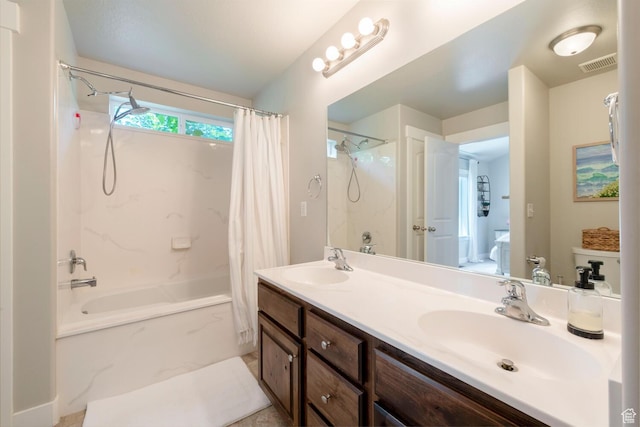 2071 S 500 E, Heber City, UT 84032 - bathroom with a combined bath / shower with marble appearance and double vanity