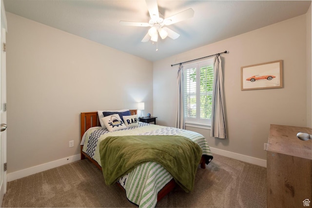 2071 S 500 E, Heber City, UT 84032 - carpeted bedroom featuring baseboards and ceiling fan