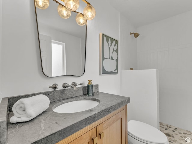 1432 E Colony Dr, Holladay, UT 84117 - bathroom with a tile shower and vanity