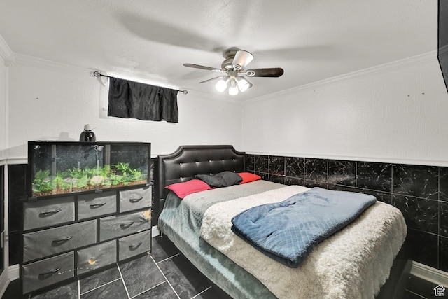 3347 S Rulon St W, Magna, UT 84044 - bedroom with crown molding and ceiling fan