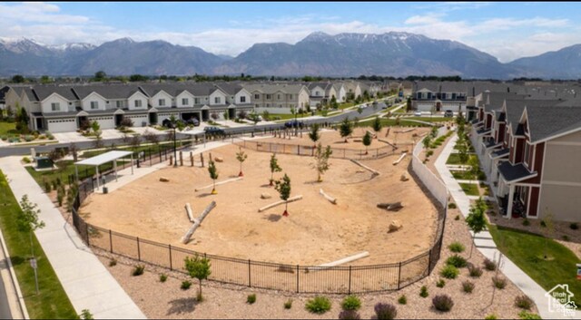 1144 E Trident Dr S, Saratoga Springs, UT 84045 - view of mountain backdrop with nearby suburban area