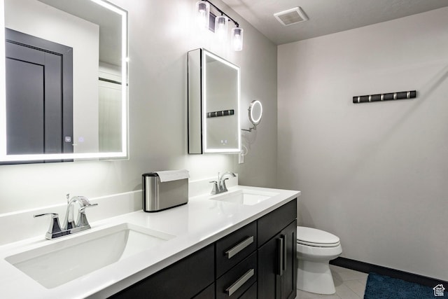 6627 Mountain Alder Way, Park City, UT 84098 - full bathroom with double vanity and tile patterned floors
