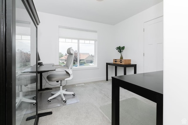 659 S Lakeside Dr, Franklin, ID 83237 - office area featuring carpet and baseboards