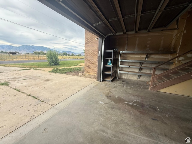 159 W 8800 S, Spanish Fork, UT 84660 - garage featuring a mountain view