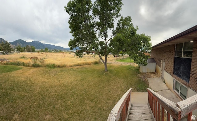 159 W 8800 S, Spanish Fork, UT 84660 - view of grassy yard featuring a mountain view