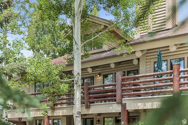 1955 Deer Valley Dr N Unit 302, Park City, UT 84060 - rear view of property featuring roof with shingles and log siding