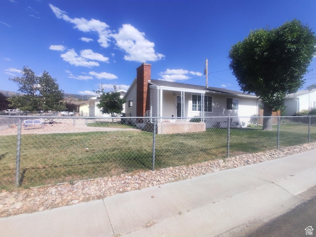 217 Wilkins, East Carbon, UT 84520 - single story home with a chimney