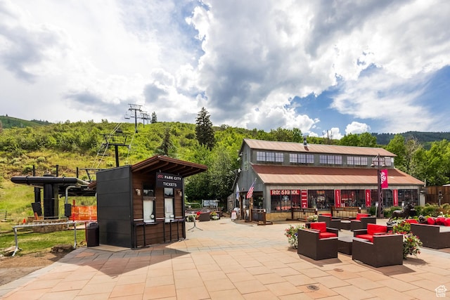 1825 Three Kings Dr Unit 3101, Park City, UT 84060 - view of patio featuring an outdoor hangout area