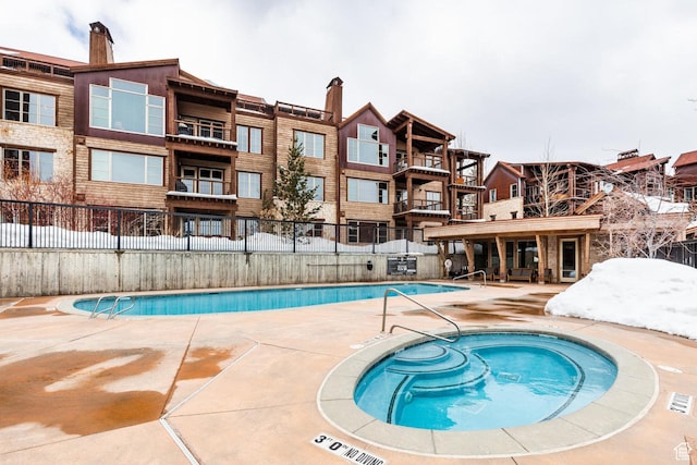 1825 Three Kings Dr Unit 3101, Park City, UT 84060 - community pool featuring a hot tub and a patio