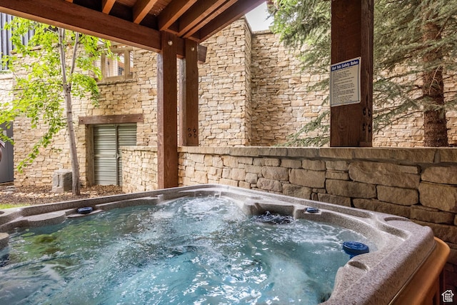 1825 Three Kings Dr Unit 3101, Park City, UT 84060 - exterior view of a hot tub