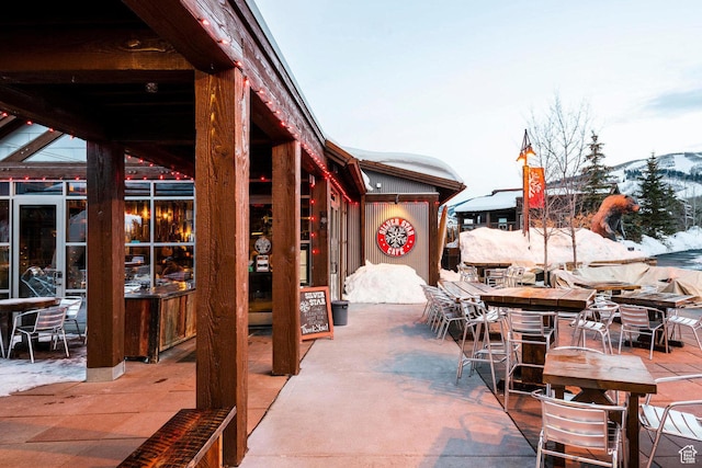 1825 Three Kings Dr Unit 3101, Park City, UT 84060 - view of patio featuring a mountain view