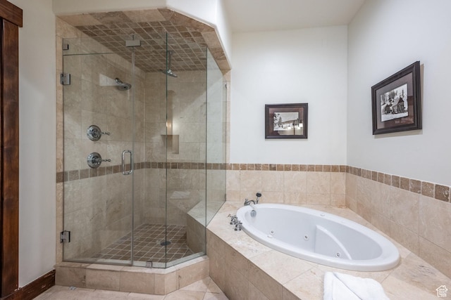 1825 Three Kings Dr Unit 3101, Park City, UT 84060 - full bathroom featuring a jetted tub and a stall shower