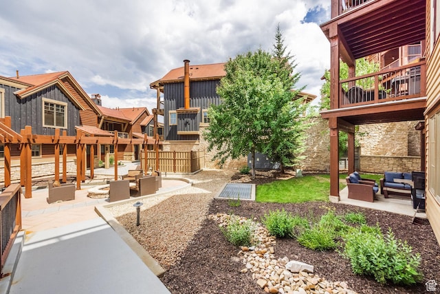 1825 Three Kings Dr Unit 3101, Park City, UT 84060 - view of yard with an outdoor hangout area and a patio