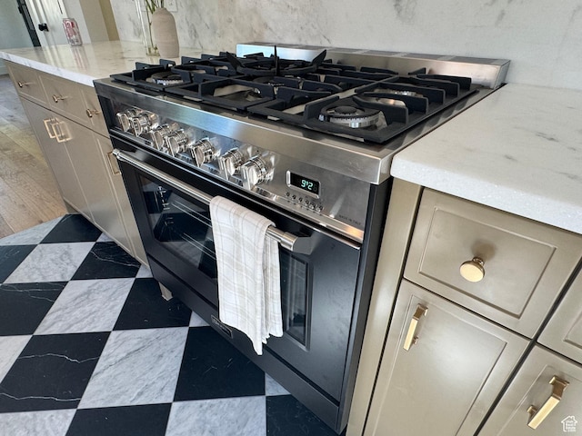 2487 S Beverly St E, Salt Lake City, UT 84106 - kitchen view of high end stainless steel range
