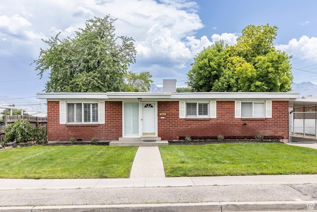 5655 S 700 W, Murray, UT 84123 - single story home with brick siding, a chimney, and crawl space