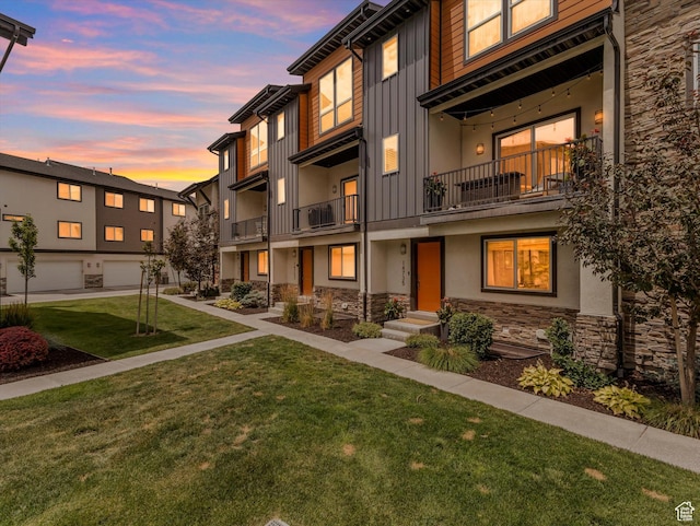 14735 S Asher Ln W, Bluffdale, UT 84065 - view of property at dusk