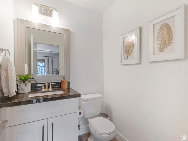 14735 S Asher Ln W, Bluffdale, UT 84065 - bathroom featuring vanity and wood finished floors