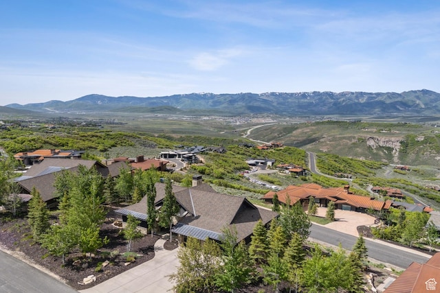 9079 Dye Cabins Dr, Park City, UT 84098 - aerial view of residential area with a mountain backdrop