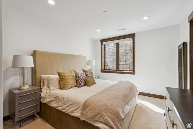 9079 Dye Cabins Dr, Park City, UT 84098 - bedroom featuring recessed lighting and light carpet