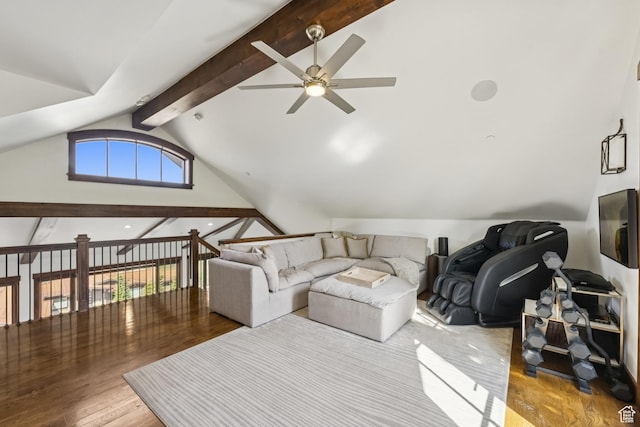 9079 Dye Cabins Dr, Park City, UT 84098 - living area with ceiling fan and wood finished floors
