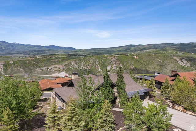 9079 Dye Cabins Dr, Park City, UT 84098 - aerial view of a mountainous background