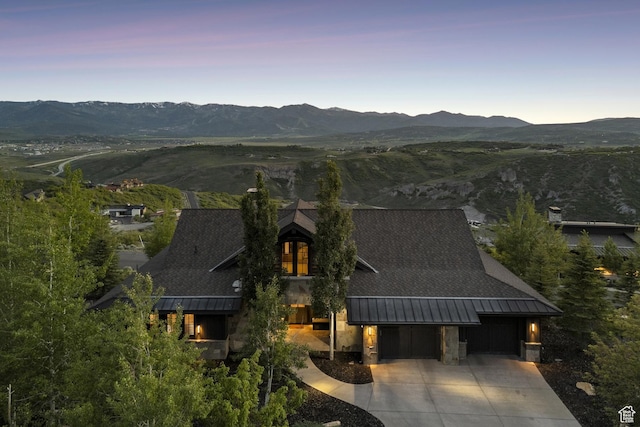 9079 Dye Cabins Dr, Park City, UT 84098 - view from above of property featuring a mountain backdrop