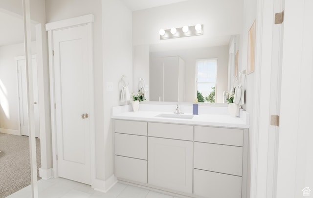 1343 N 1390 E Unit 27-104, Payson, UT 84651 - bathroom with vanity and tile patterned floors