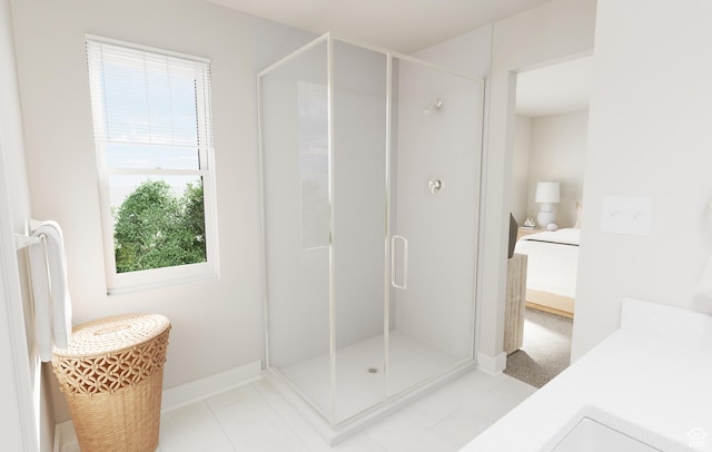 1343 N 1390 E Unit 27-104, Payson, UT 84651 - ensuite bathroom featuring a shower stall and baseboards