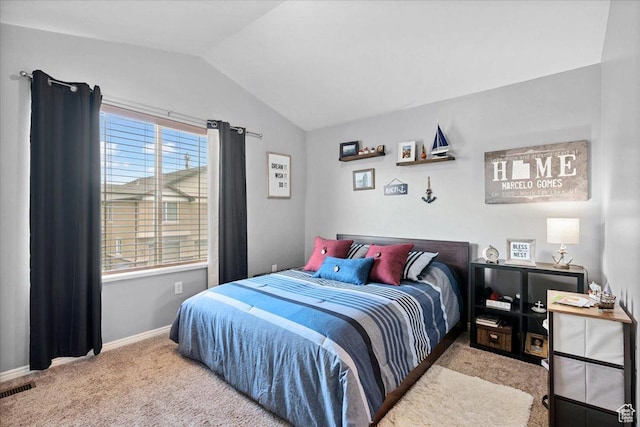 1049 W Allington Dr N, North Salt Lake, UT 84054 - bedroom featuring carpet flooring and lofted ceiling