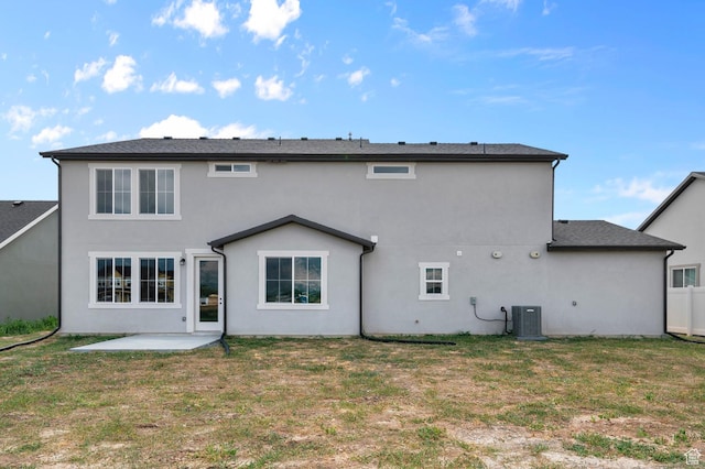 1918 S 2475 W, West Haven, UT 84401 - rear view of house featuring stucco siding, a patio area, and a yard