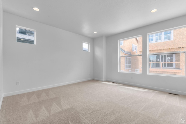 3908 W 2720 N, Lehi, UT 84043 - carpeted empty room featuring recessed lighting