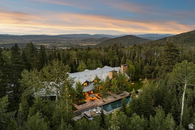 2505 W White Pine Ln, Park City, UT 84060 - view of mountain background with a forest