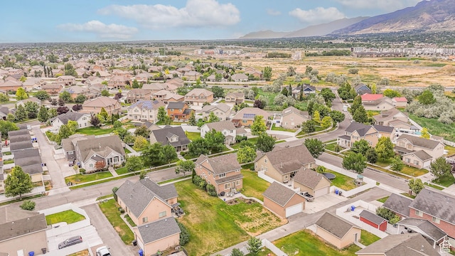 17 S Belmont Dr, Farmington, UT 84025 - aerial view of residential area featuring a mountainous background