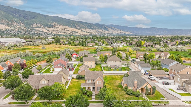 17 S Belmont Dr, Farmington, UT 84025 - aerial perspective of suburban area with a mountain backdrop