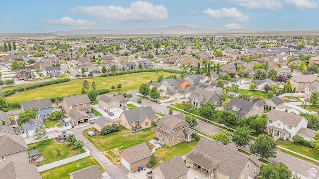 17 S Belmont Dr, Farmington, UT 84025 - aerial perspective of suburban area with a mountain backdrop