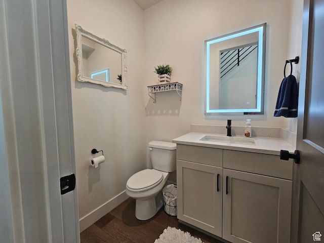 964 E 50 S, Santaquin, UT 84655 - bathroom with wood finished floors and vanity