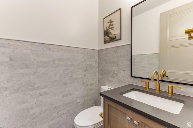 1649 W Pheasant Meadow Dr, Kaysville, UT 84037 - half bath with tile walls and vanity