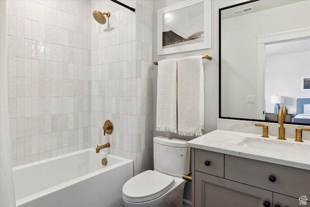 1649 W Pheasant Meadow Dr, Kaysville, UT 84037 - bathroom with vanity, washtub / shower combination, and ensuite bath