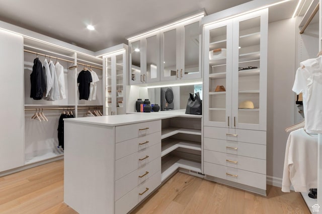 1649 W Pheasant Meadow Dr, Kaysville, UT 84037 - walk in closet featuring light wood-style floors