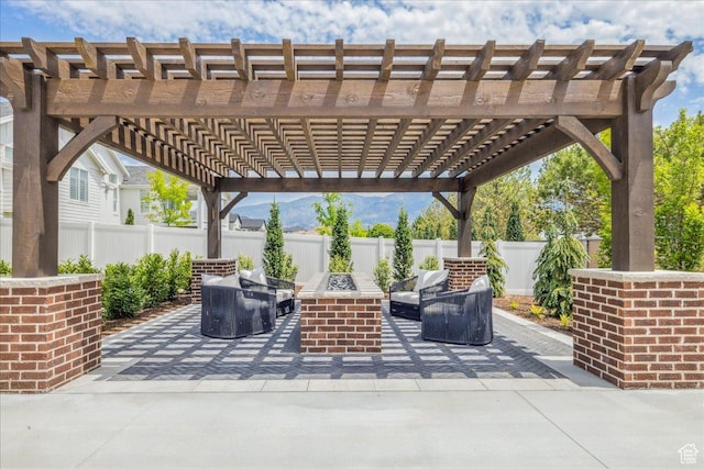 1649 W Pheasant Meadow Dr, Kaysville, UT 84037 - fenced backyard with a pergola and a patio area